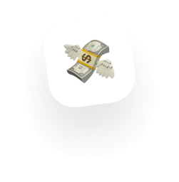 Geld mit Flügel Emoji