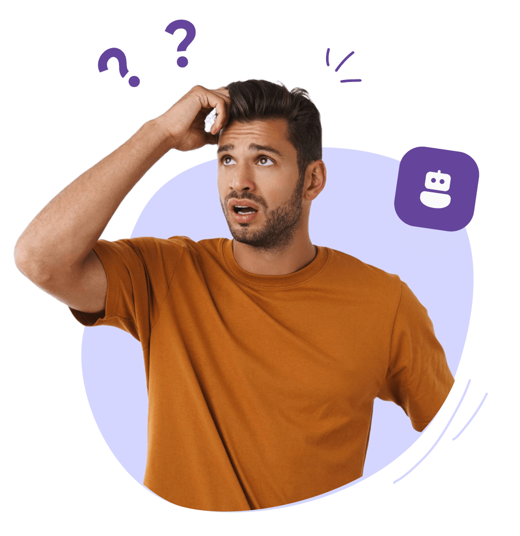 Person und Twitch-Logo
