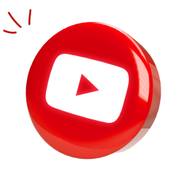 YouTube 3D Icon